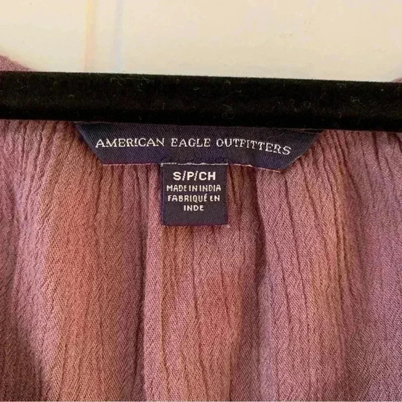 American Eagle Boho Peasant Mini Dress Size Small - Picture 4 of 11